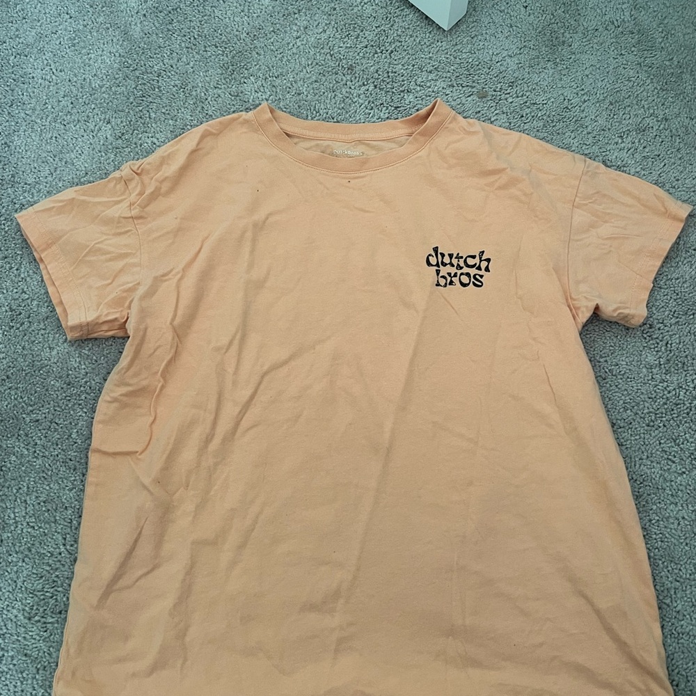 Dutch Bros Light Orange Short Sleeve Tee